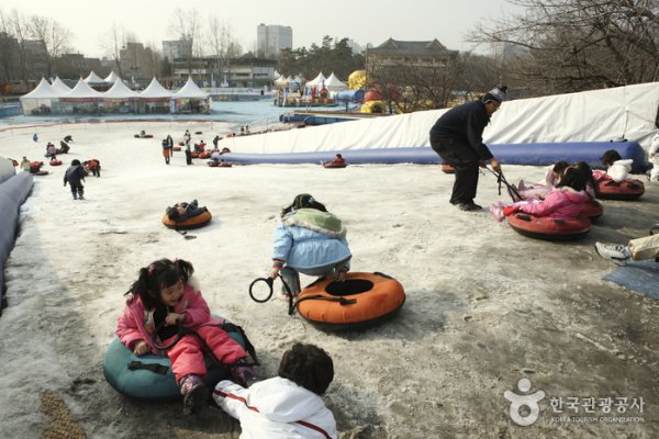 Korean Children’s Center Snow Sledding Field