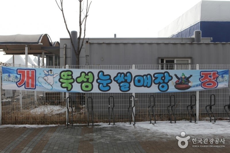 Ttukseom Hangang Park Sledding Hill  (3/25)