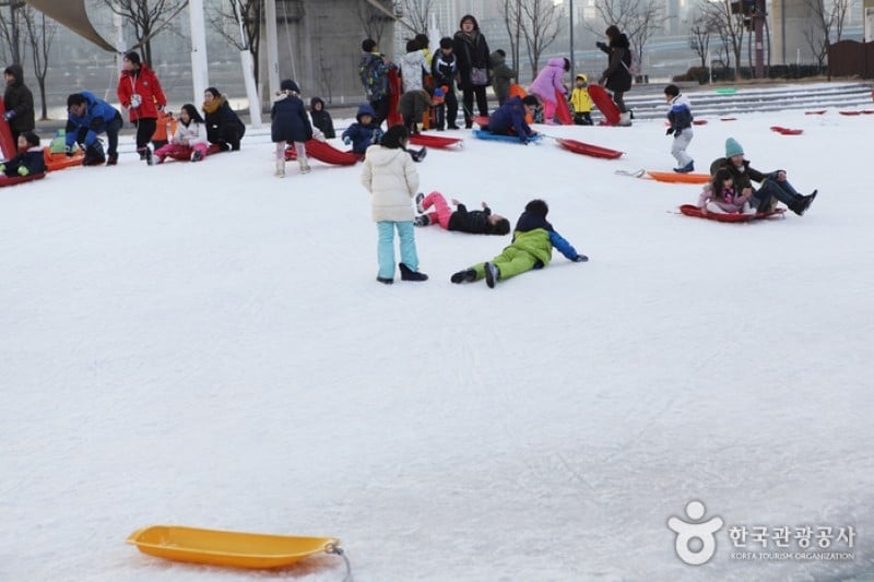 Ttukseom Hangang Park Sledding Hill  (21/25)