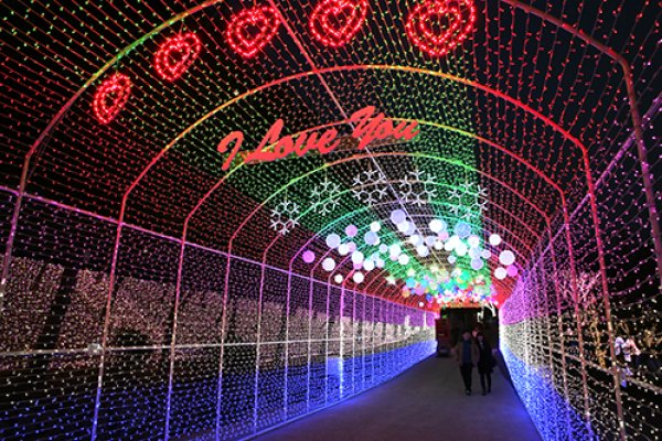 Light Festival at The Ansan Starlight Village Photo Land