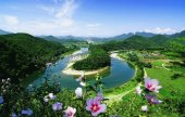 Yeongwol Korean Peninsula-shaped Cliffs 