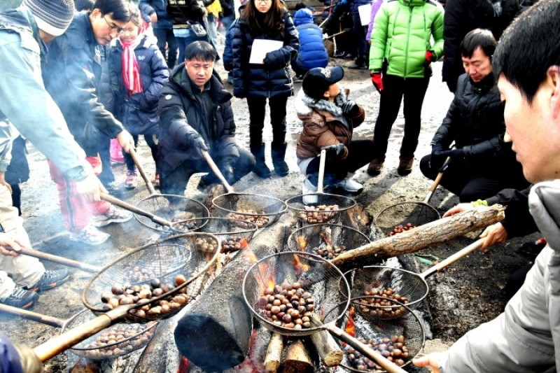 Chilgapsan Ice Fountain Festival  (10/15)
