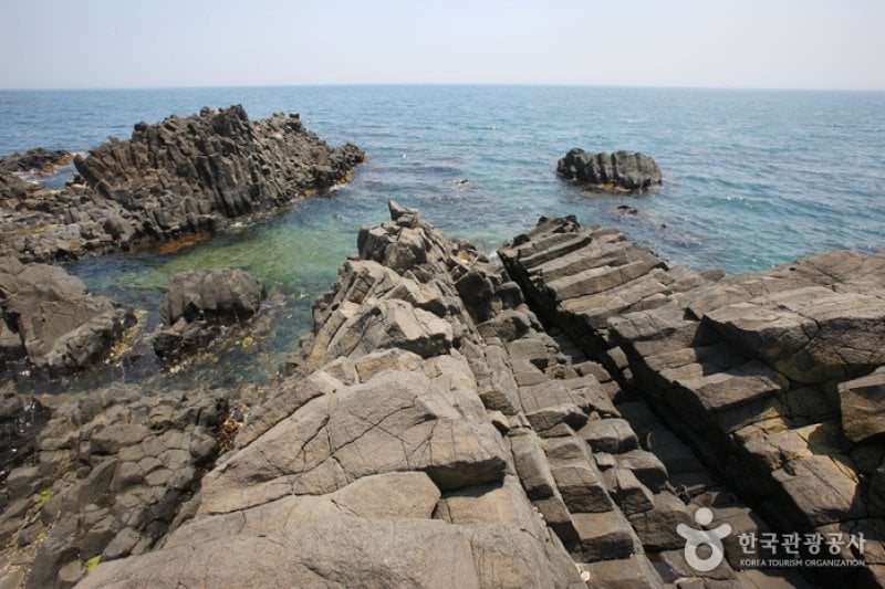 Jusangjeolli Cliff of Gangdong Hwaam Maeul Village (강동 화암 주상절리) (1/22)