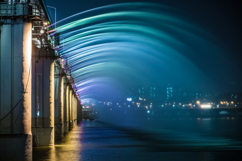 Banpo Bridge Rainbow Fountain  (11/11)
