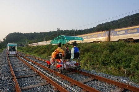 Jeonju Hanok Rail Bike 
