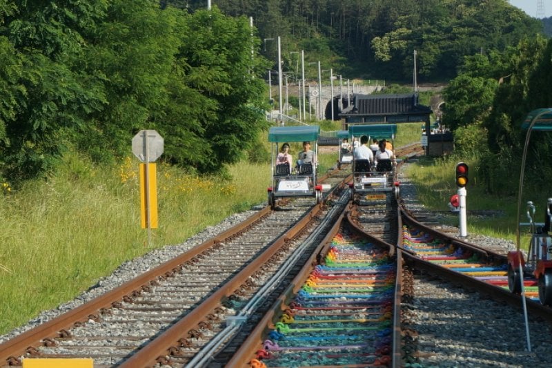 Jeonju Hanok Rail Bike  (9/9)