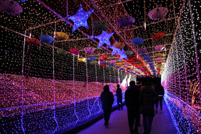 Cheongdo Provence Starlight Fairytale Town Lighting Festival (청도프로방스 별빛동화마을 빛축제) (9/12)