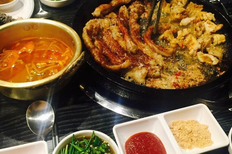 Gangsu Gopchang(grilled beef tripe) - Hongdae Branch (8/14)