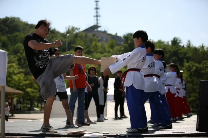 Namsangol Taekwondo Outdoor Performance  (2/5)