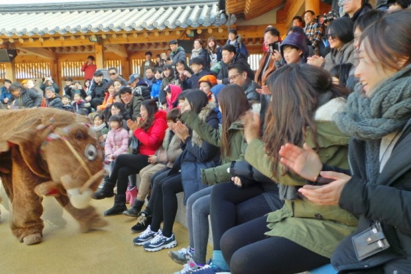 Hahoe Mask Dance Drama Performance  (3/4)