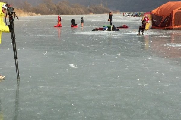 Muju Namdaecheon Stream Ice Festival