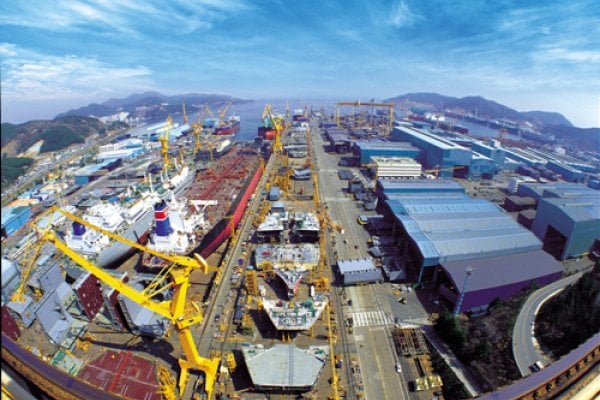 Okpo Shipyard of Daewoo Shipbuilding & Marine Engineering