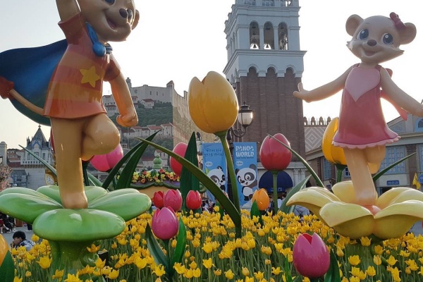 【Korean Travel】 1.2 Million Tulips Fill Everland for the Tulip Festival