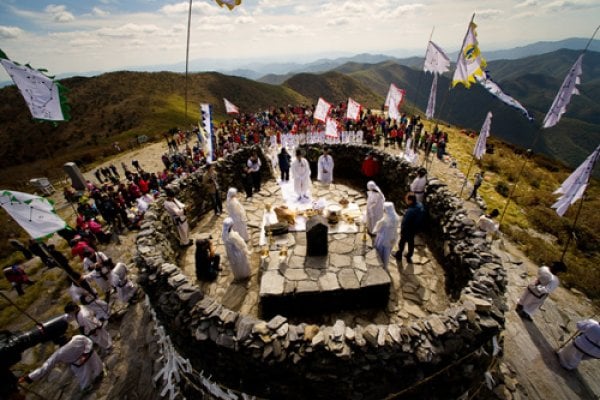 Taebaeksan Mountain Cheonjedan