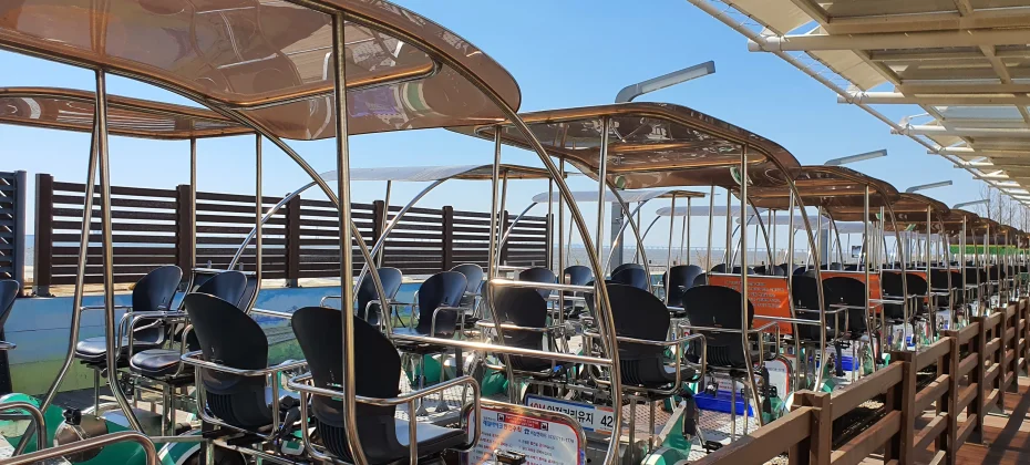 Incheon Jung-gu 1-day Experience Tour(Ocean Railbike / Cruise / Hanbok / traditional Korean paper / Traditional Market) (24/43)