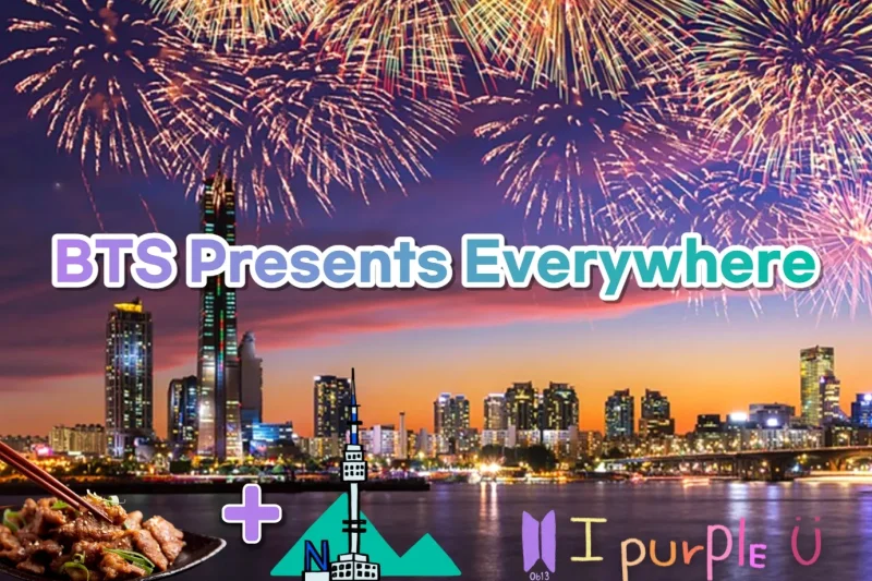 BTS 10th Anniversary: Hangang River Fireworks, Korean BBQ &amp; N Seoul Tower Tour (1/9)
