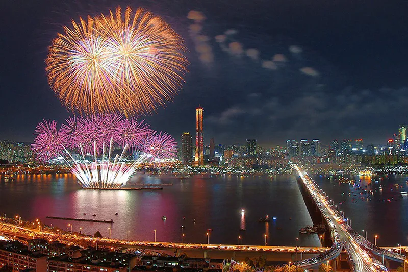 BTS 10th Anniversary: Hangang River Fireworks, Korean BBQ &amp; N Seoul Tower Tour (3/9)