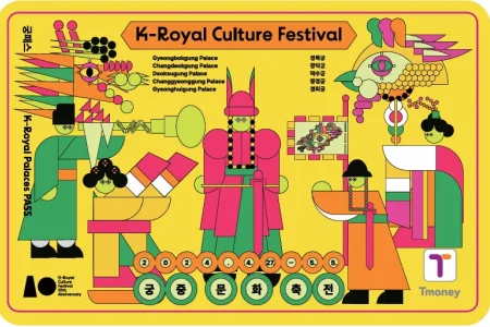 2024(10th) K-Royal Palaces PASS Exchange Ticket (T-money Card) *Unlimited Access During Period Royal Culture Festival / Korea Palace Gung Pass