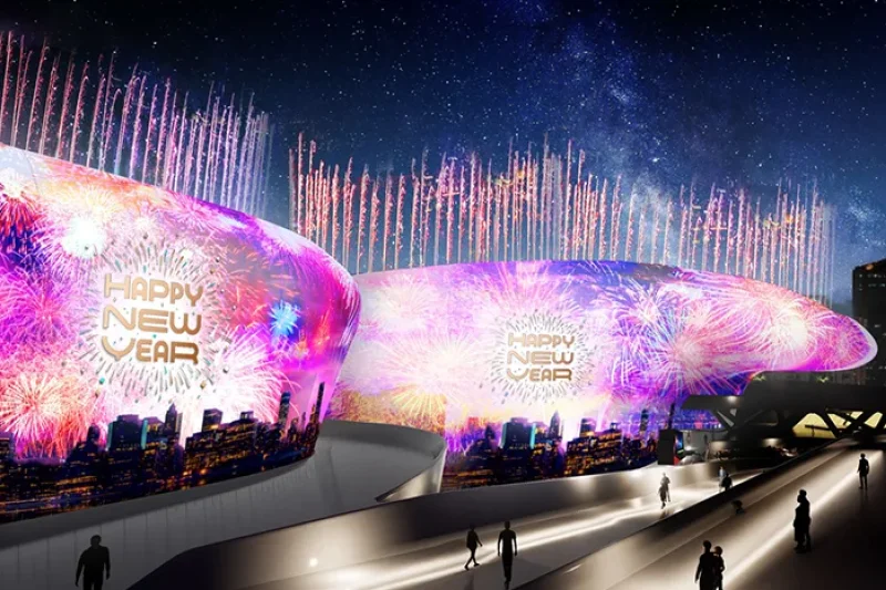 New Year's Eve Han River Buffet Dinner Cruise with Fireworks and Countdown Celebration in Seoul, Korea