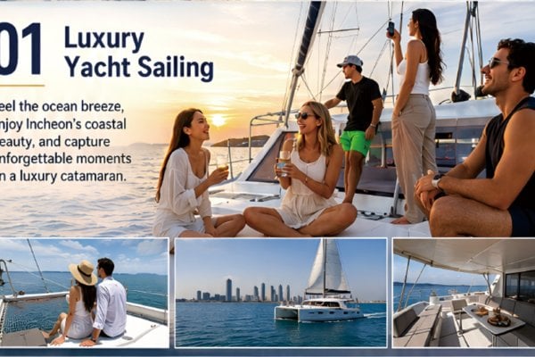 1883 Incheon Wellness One-Day Tour (Luxury Yacht & Jjimjilbang)