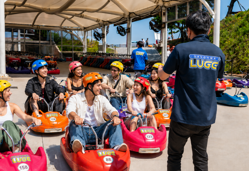 Ganghwa Luge 3-Ride Ticket & Seoul Express Round-Trip Shuttle Package