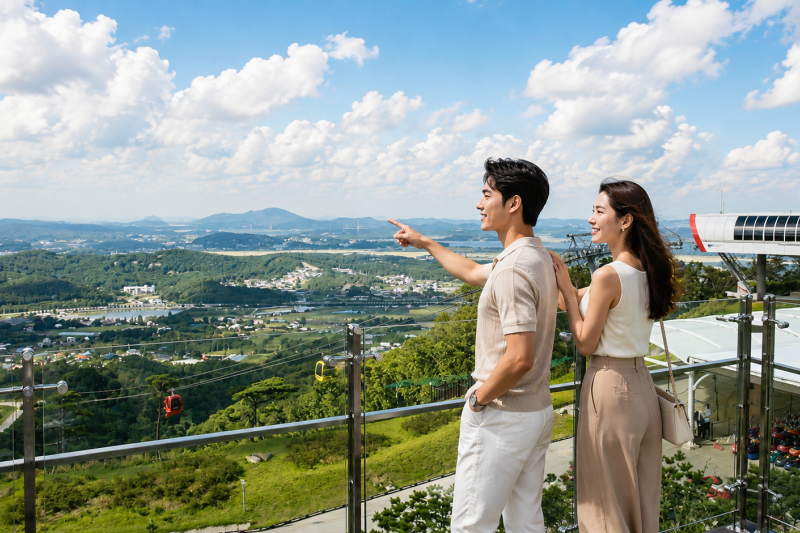 Ganghwa Luge 3-Ride Ticket &amp; Seoul Express Round-Trip Shuttle Package (6/16)