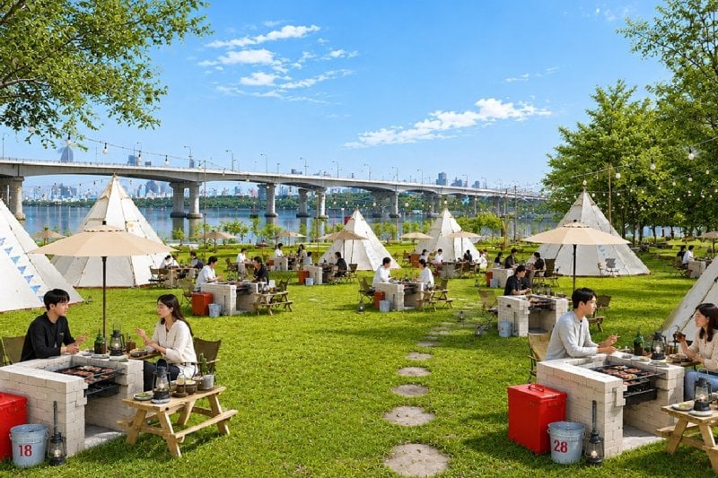 Mangwon Market & 2026 Seoul BBQ Festival K-BBQ Tour (1/10)
